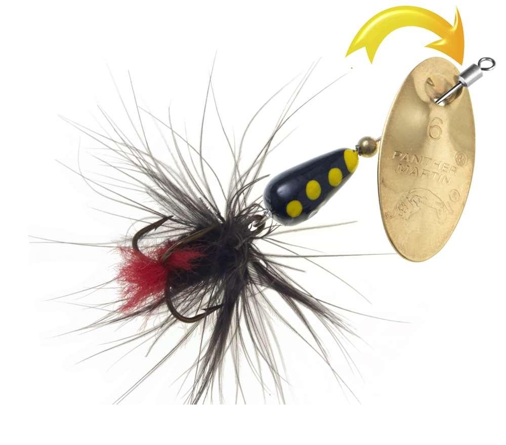 Panther Martin InLine SWIVEL Regular Fly Gold/Black