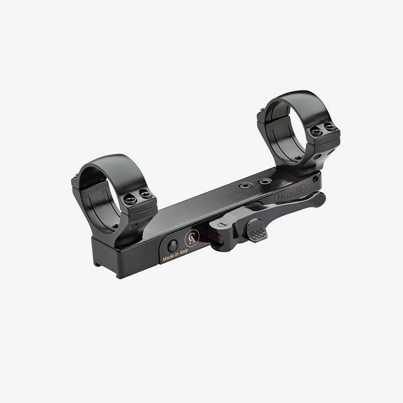 Contessa QR Mount Simple Black SBA SX Left for Bolt Action and Semiauto