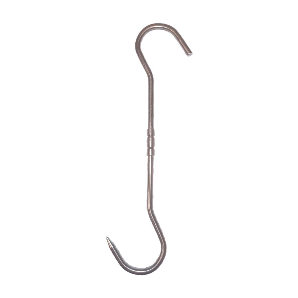 Extremhunt 8mm Profesjonell Rustfri 360 Slaktekrok, Ekstra lang