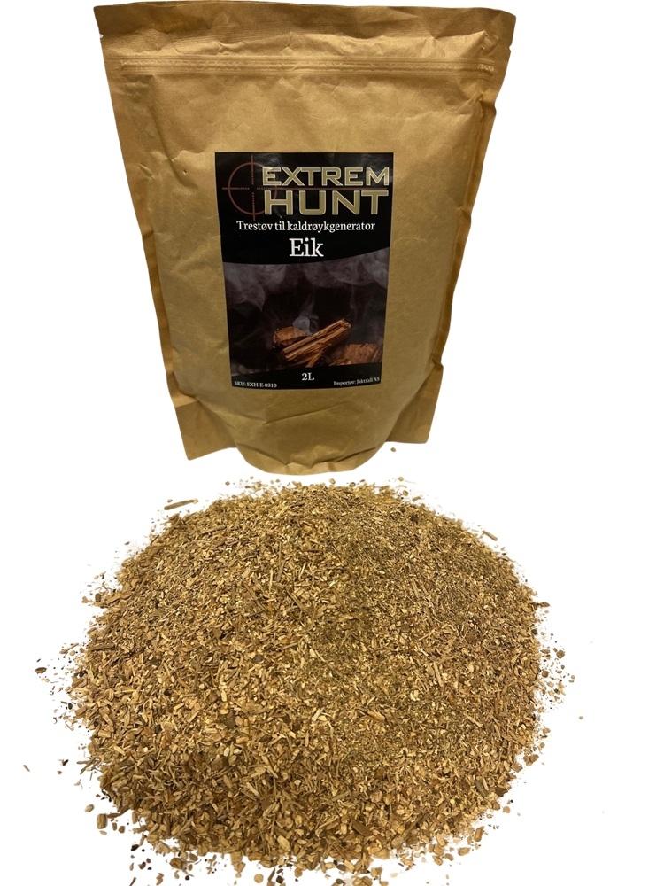 Extremhunt premium røykespon av Eik 2 liter  (1-3mm)