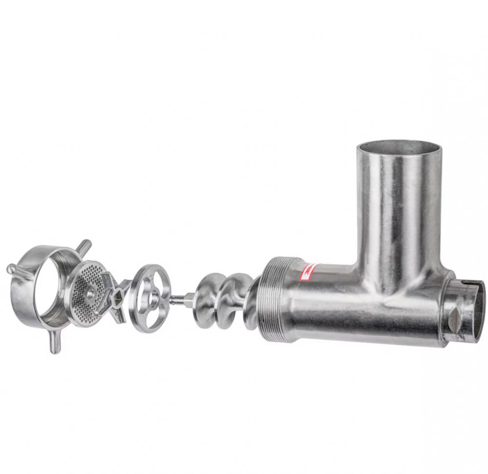 Finnvacum kvarnhus med dubbla knivar tillbehör #8 (passar köttkvarn #8, #12)