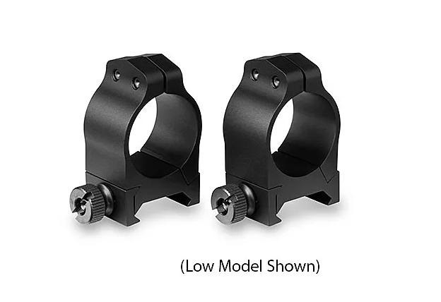 Vortex Viper stålringer 1" lav høyde