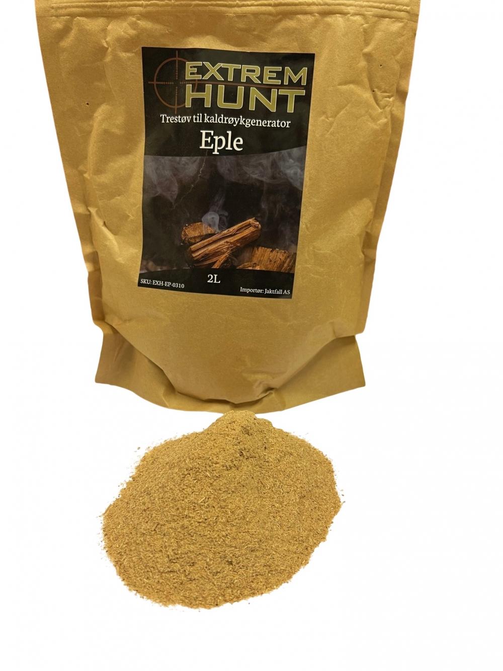 Extremhunt premium trestøv av Eple 2 liter (0.3-1mm)