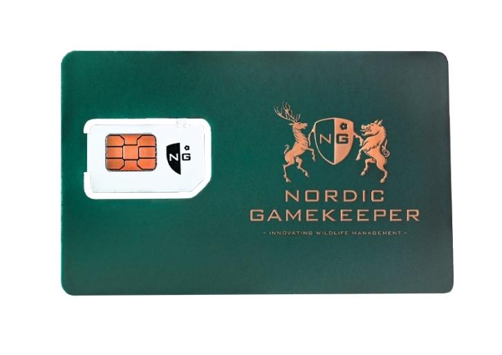 Nordic Gamekeeper Simkort Europa*, få bilder ifra dine viltkamera (med simkort) rett inn i Nordic Gamekeeper appen!
