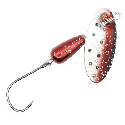 Panther Martin singelkrok uten mothake 7 gram Red Silver Speckled (NY JUNI 2025!)