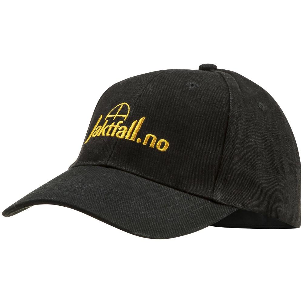 Jaktfall brodert caps, sort