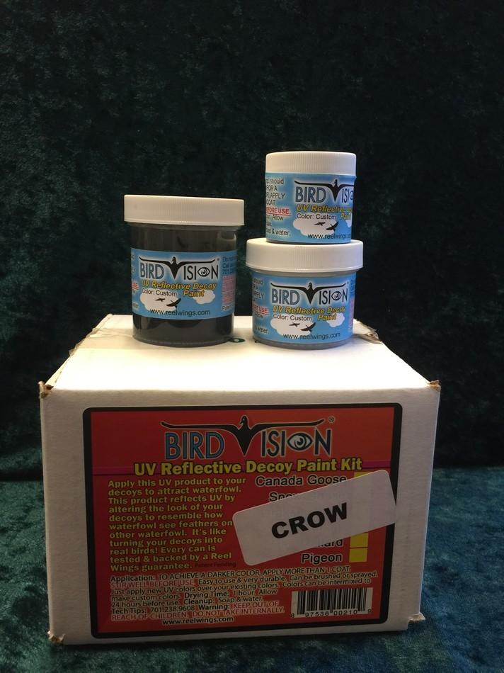 Bird Vision UV-paint Kråke