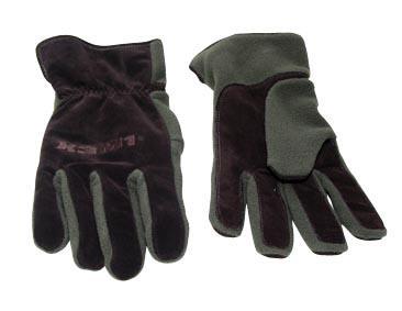 X3M1 Fleecehansker med Mykt Skinn