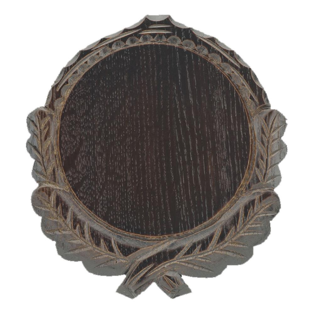Eurohunt utfrest trofeplate for villsvintenner - 21 cm Mørk
