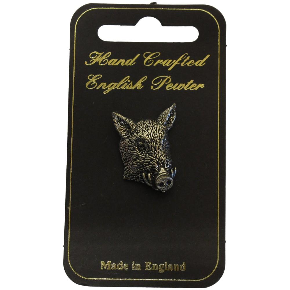 Pins av Tinn - Engelsk Håndverk, Villsvinhode