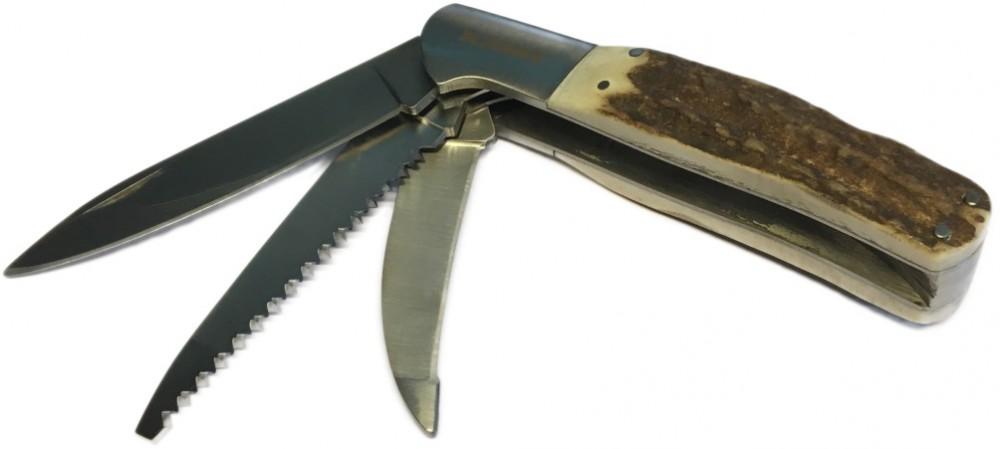 X3M1 G-113 Lommekniv med Bukåpner og Sag