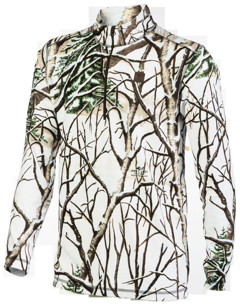 JahtiJakt Rowan Half Zip Fleece Snøcamo Overdel