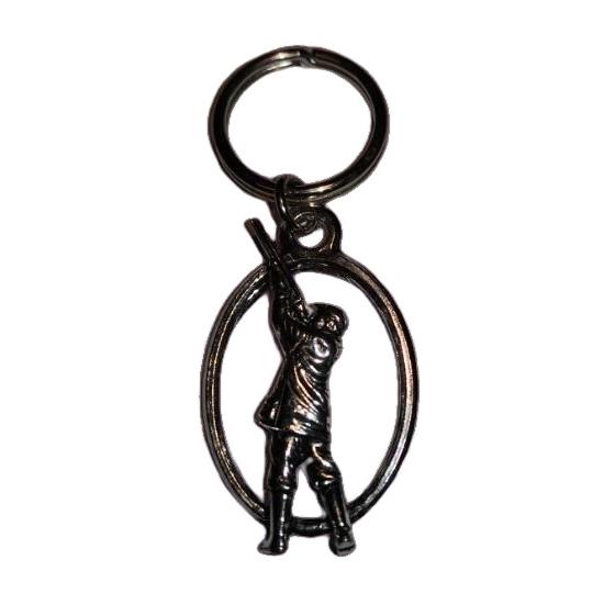 Nøkkelring med haglskytter i tinn, engelsk håndverk