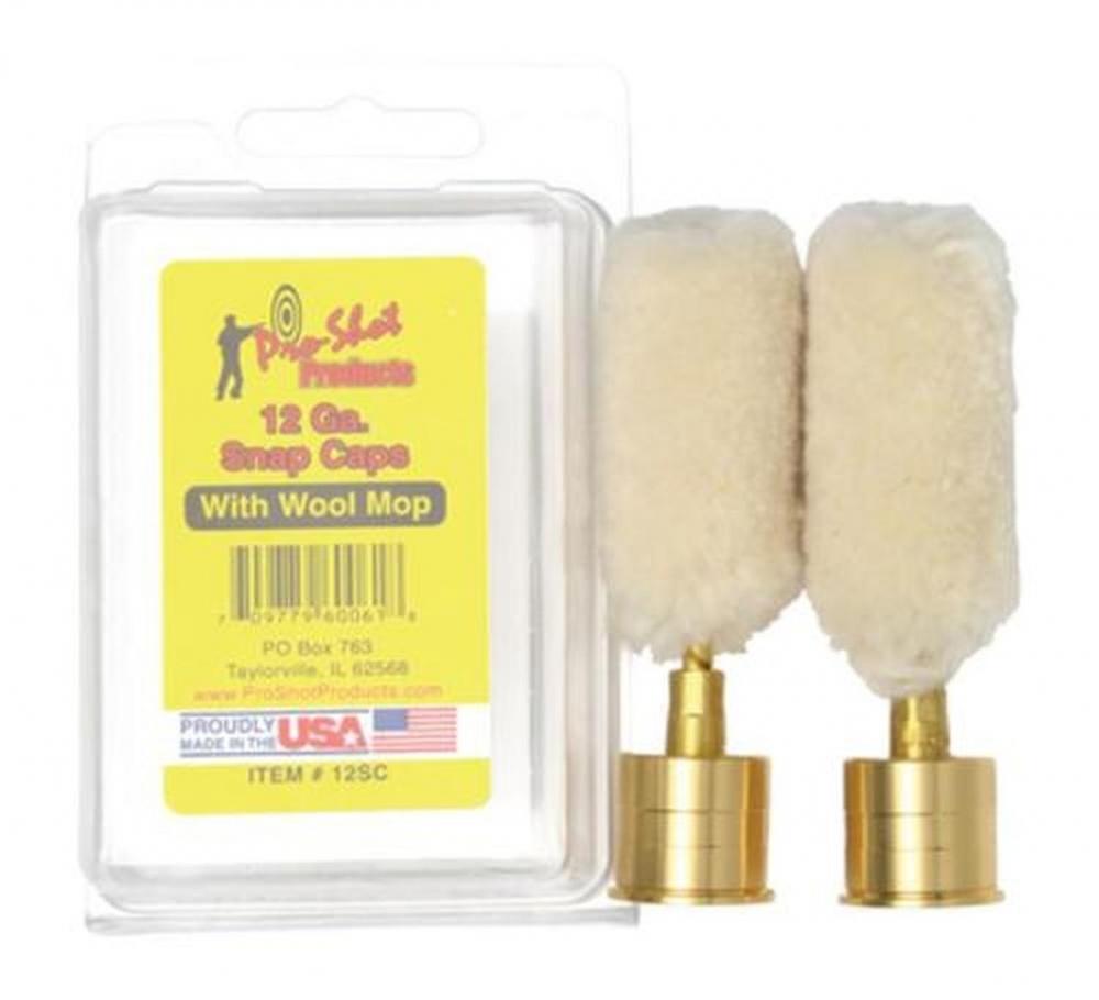 Pro-Shot 12 Ga. Snap Caps with Wool Mop