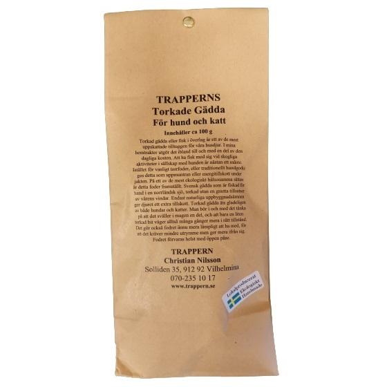 Tørrfisk av gjedde til hund og katt, 100g