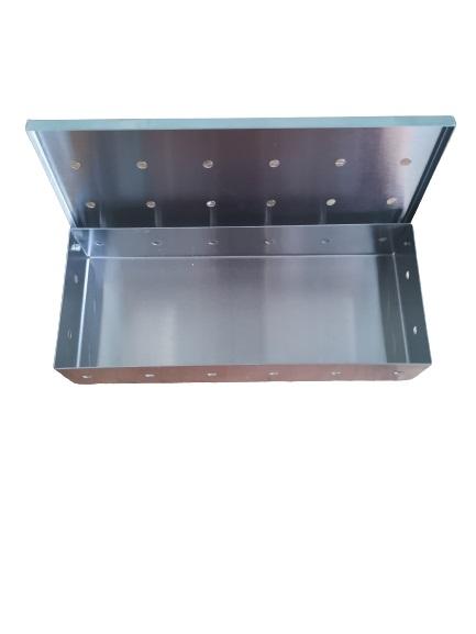 Xtremhunt magnum røykboks i rustfritt tykt stål for kullgrill og gassgrill