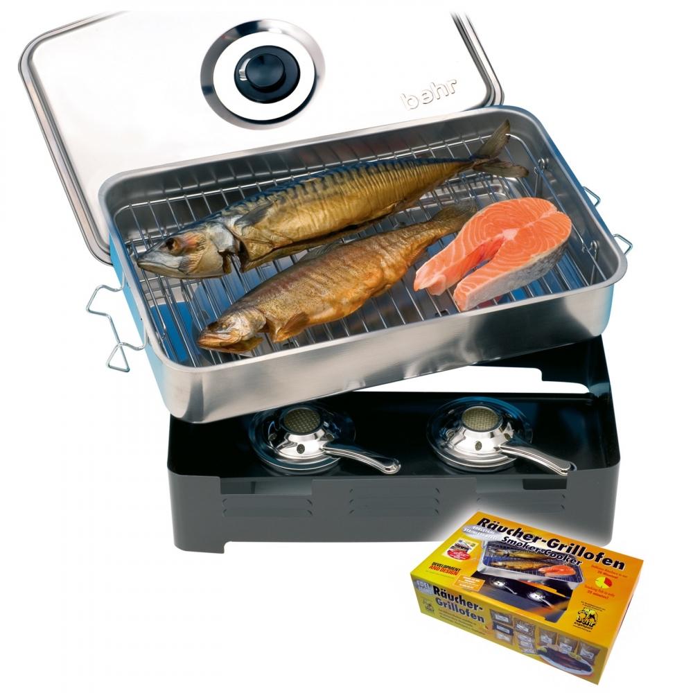 Stor varmrøyk i edelstål med 2 brennere