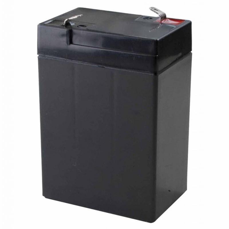 6V 4,5Ah oppladbart batteri til forautomater, elektronisk lokk, m.m