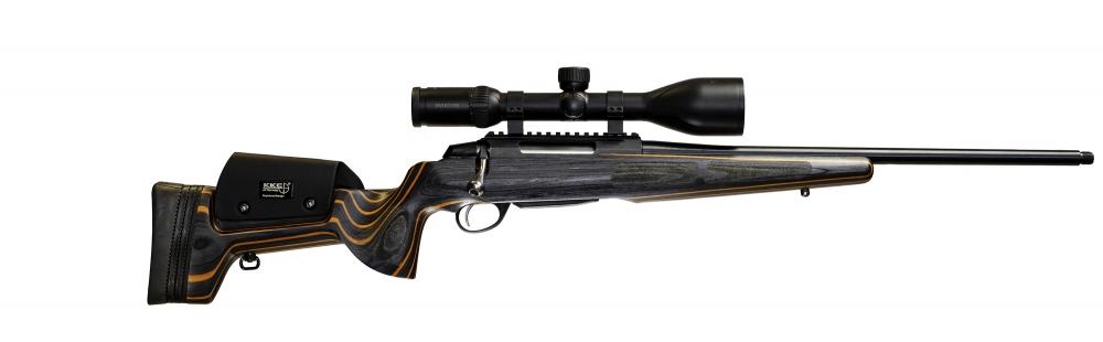 KKC Short Tikka T3 Black and Orange Right