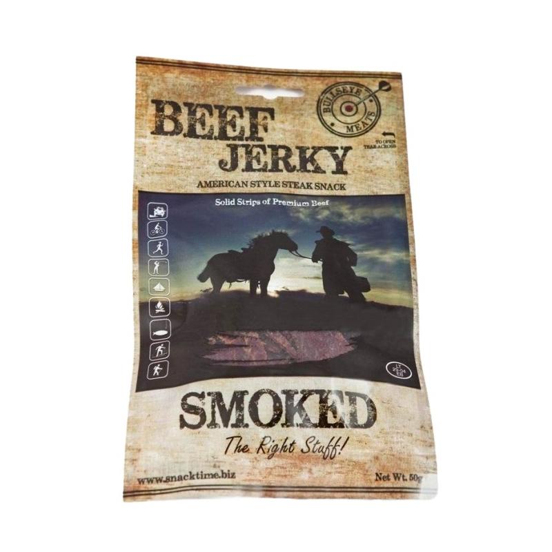 Beef Jerky Smoked 50g Bullseye Meats 