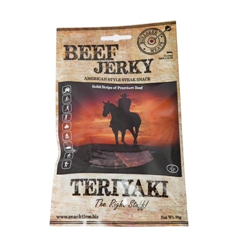 Beef Jerky Teriyaki 50g Bullseye Meats 