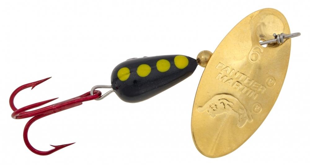 Panther Martin Classic Regular Red Hooks Gold