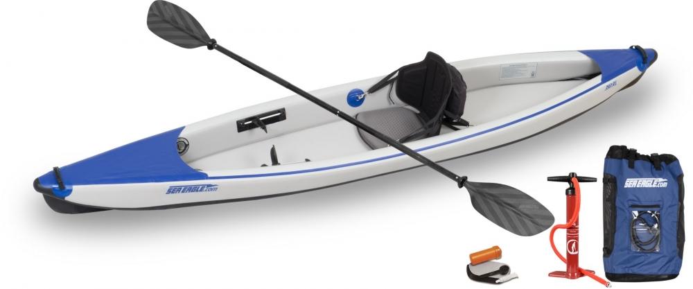 Sea Eagle RazorLite 393rl Oppblåsbar Kajakk, Pro Solo Package
