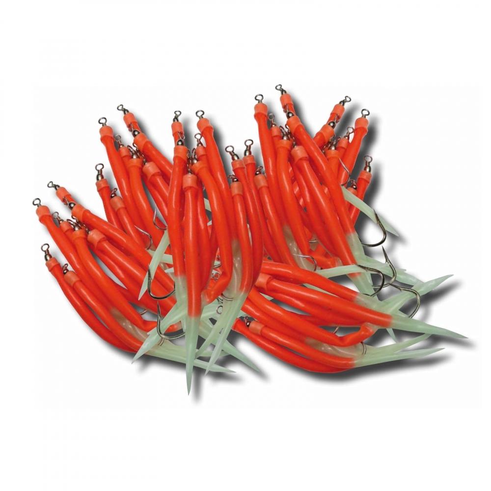 Behr Gummimakk med selvlysende spiss, Rød 50pk