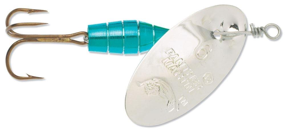 Panther Martin Deluxe Metallic Light Blue Body Silver