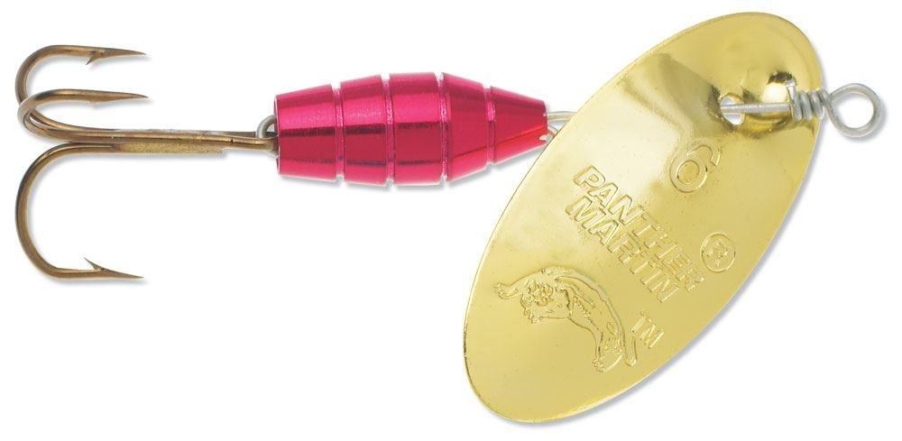 Panther Martin Deluxe Metallic Red Body Gold